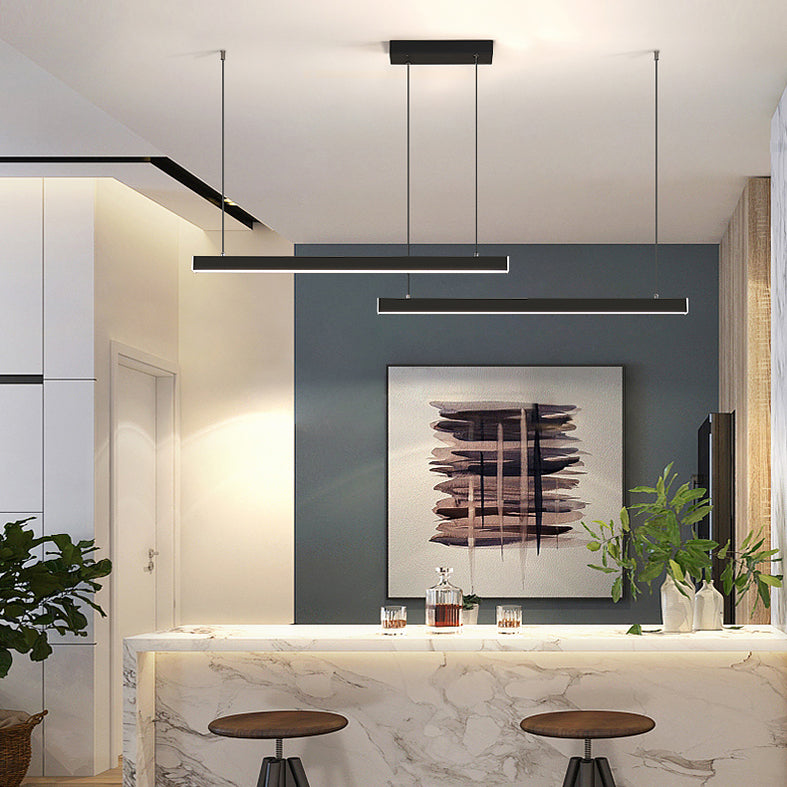 Linear Island Pendant LED New Modern Ceiling Pendant Light for Dining Room