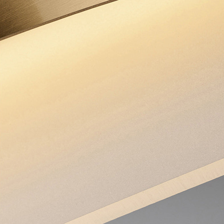 Gold Stainless Steel Hanging Pendant Lights Contemporary Hanging Lamps for Living Room