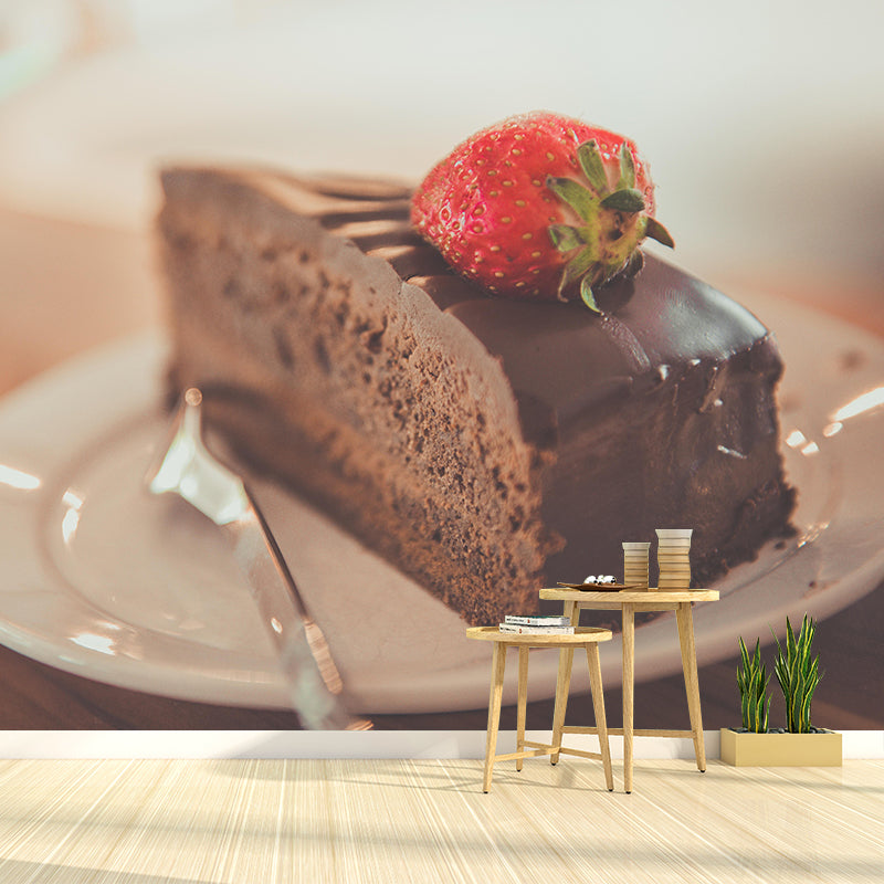 Cake Photography Mural Wallpaper Soft Color Contemporary Restaurant Wall Murals