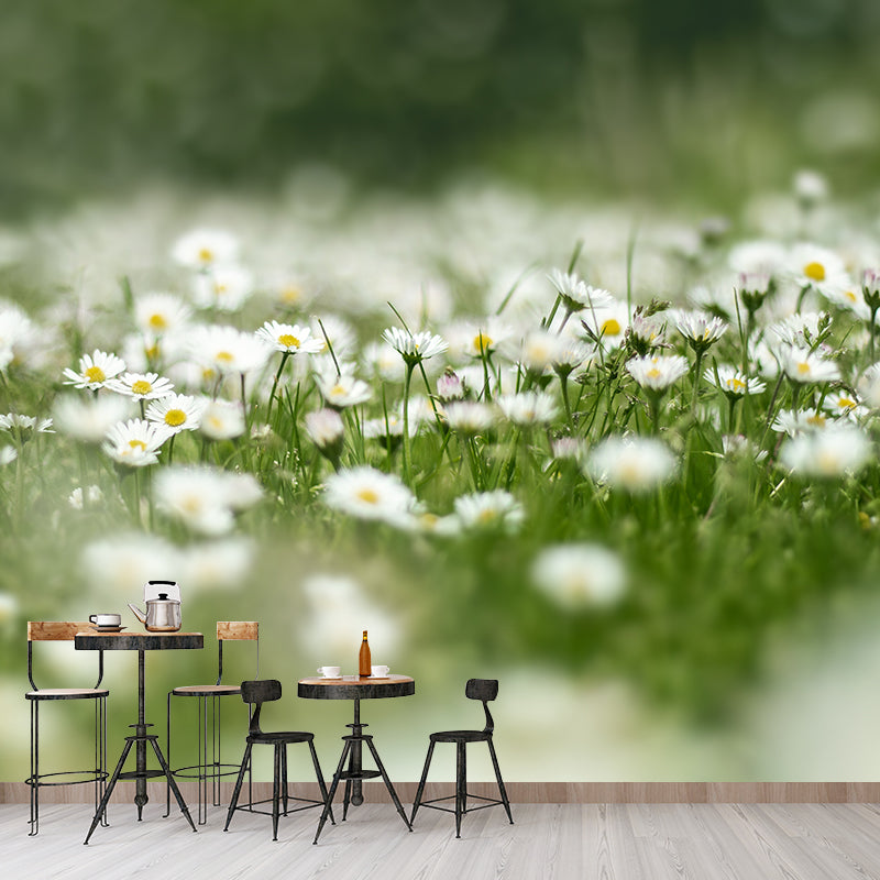 Photography Flower Mural Wallpaper Colorful Moisture Resistant Wallpaper