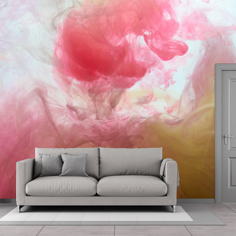 Mildew Resistant Ink Mural Decal Modern Novelty Abstract Wall Art in Multi Color