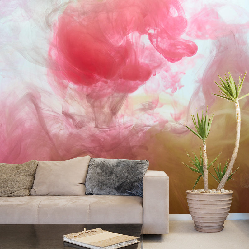 Mildew Resistant Ink Mural Decal Modern Novelty Abstract Wall Art in Multi Color