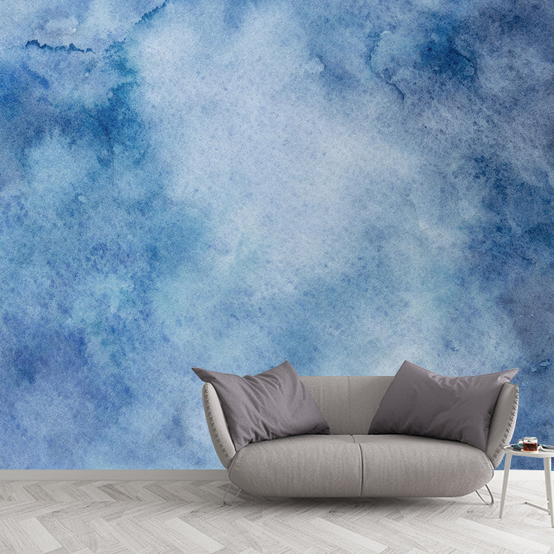 Kleurrijke aquarelbehang muurschildering abstracte moderne wanddecoratie voor slaapkamer