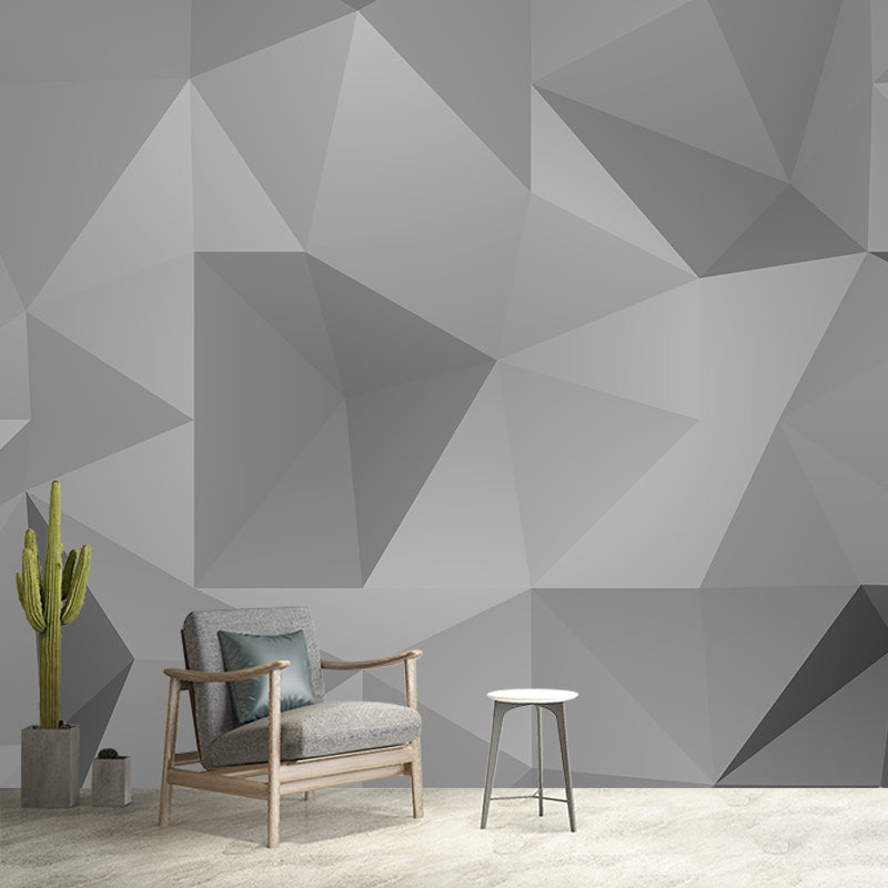 Modern Sitting Room Decorative Geometry Wall Mural Home Decor,Customised