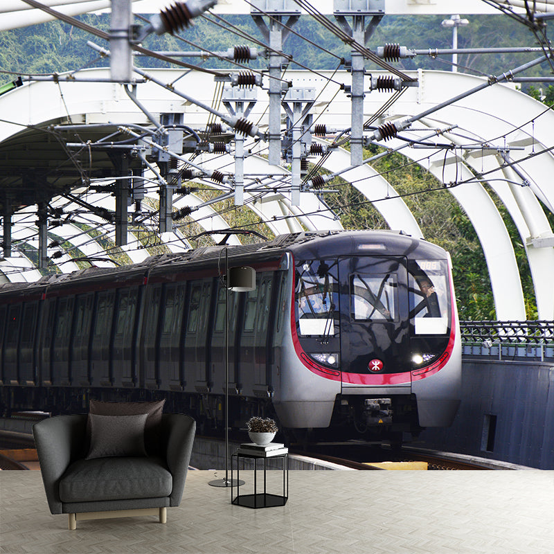 Photography Transportation Mural Wallpaper Water-Resistant Used for Decoration hall