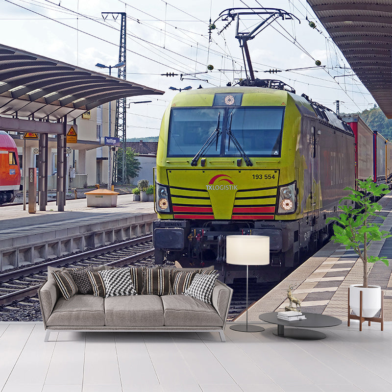 Photography Transportation Mural Wallpaper Water-Resistant Used for Decoration hall