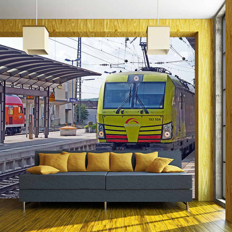 Photography Transportation Mural Wallpaper Water-Resistant Used for Decoration hall