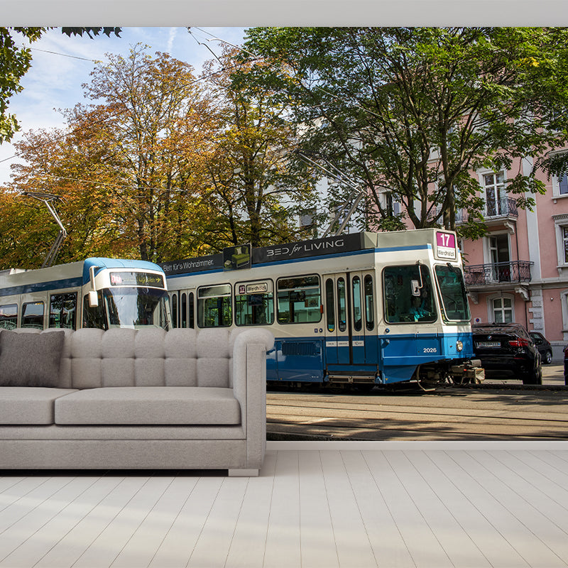 Transportation Mural Wallpaper for Decoration Industrial Art Home Decor