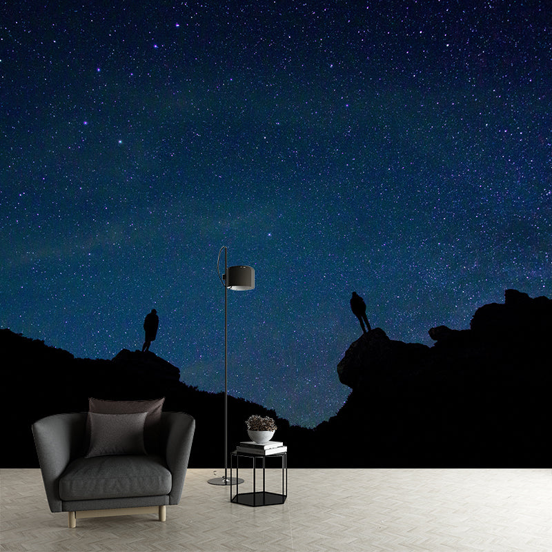 Deep Space Full Sky Mural Wallpaper Wall Decor for Bedroom,Made to Measure