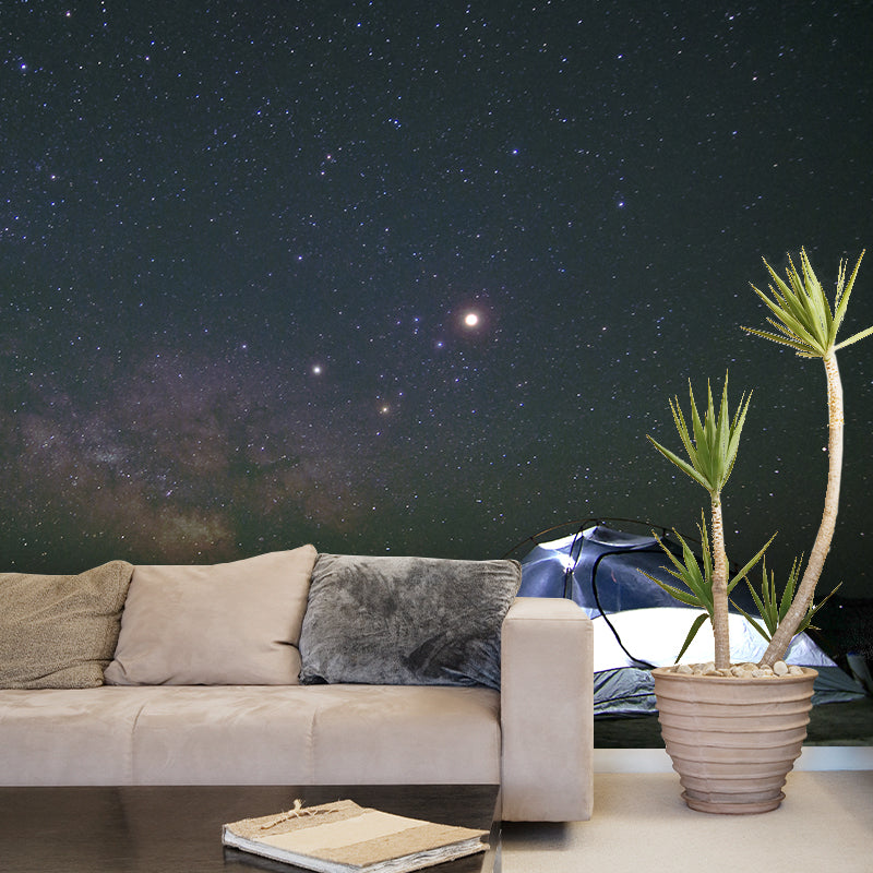 Deep Space Full Sky Mural Wallpaper Wall Decor for Bedroom,Made to Measure