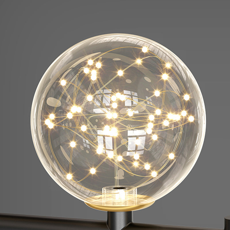 Idee per illuminazione dell'isola a led in metallo moderno lampada lampadario lineare per sala da pranzo