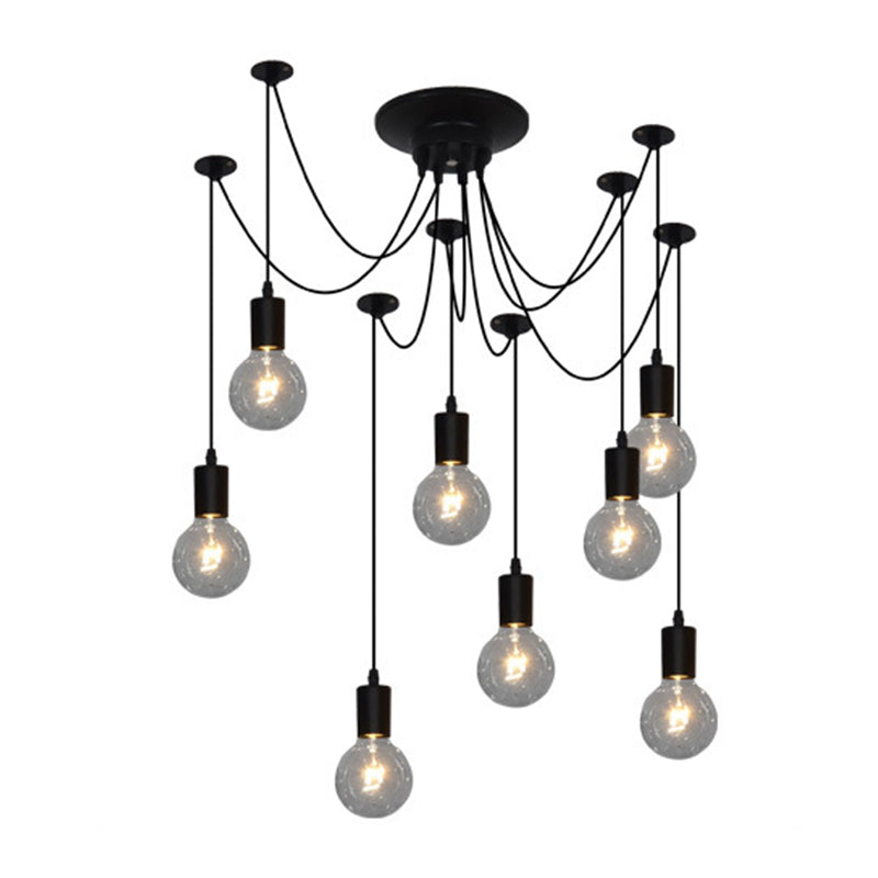 Bare Bulb Hanging Pendant Light Industrial Metal Pendant Lighting for Restaurant