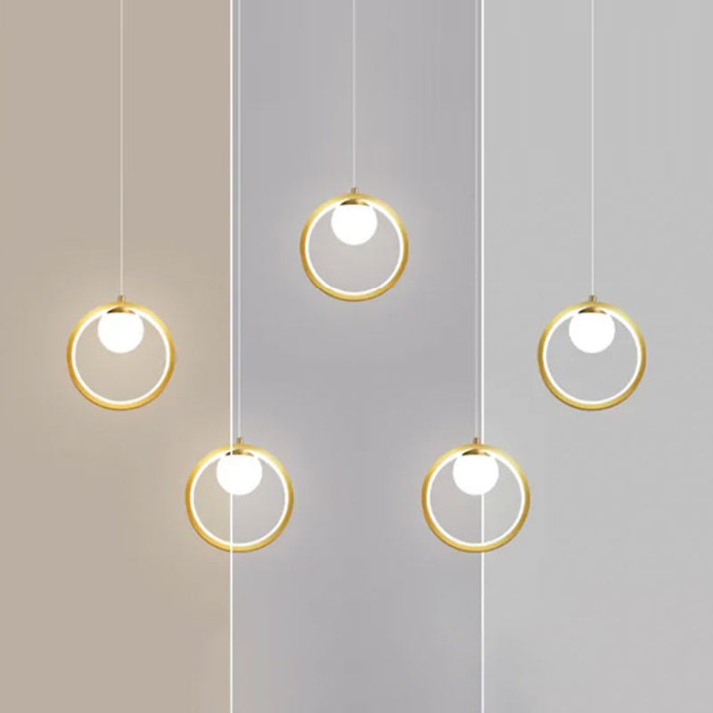 Linear Metal LED Island Light Fixture New Modern Spotlight Ceiling Pendant Light for Dining Room