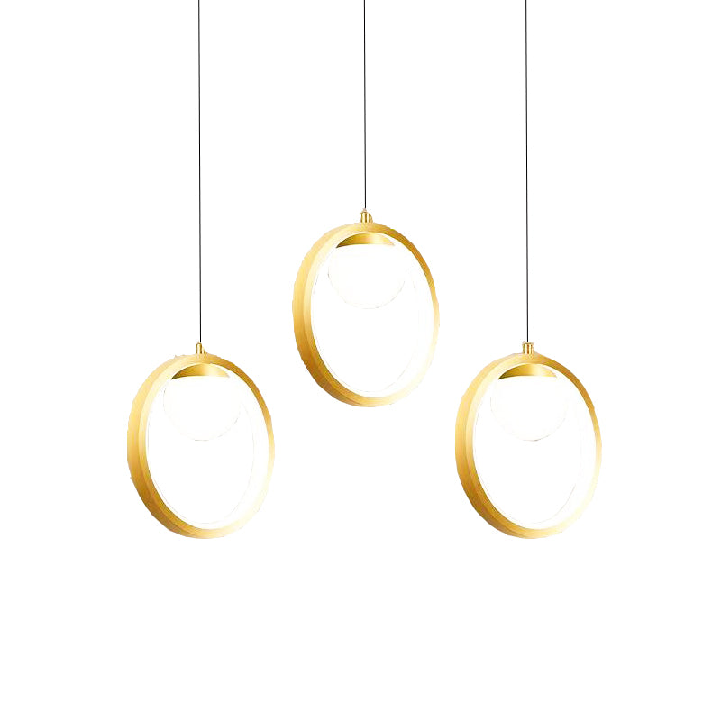 Linear Metal LED Island Light Fixture New Modern Spotlight Ceiling Pendant Light for Dining Room