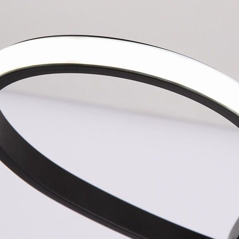 Moderne eenvoud LED hanglamp aluminium lineaire hangende lamp met acryl schaduw