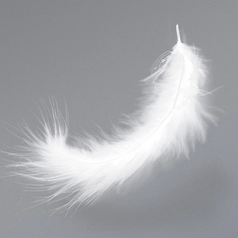 Luz colgante de LED de plumas blancas en una lámpara de aluminio de estilo de lujo moderno con decoración de cristales