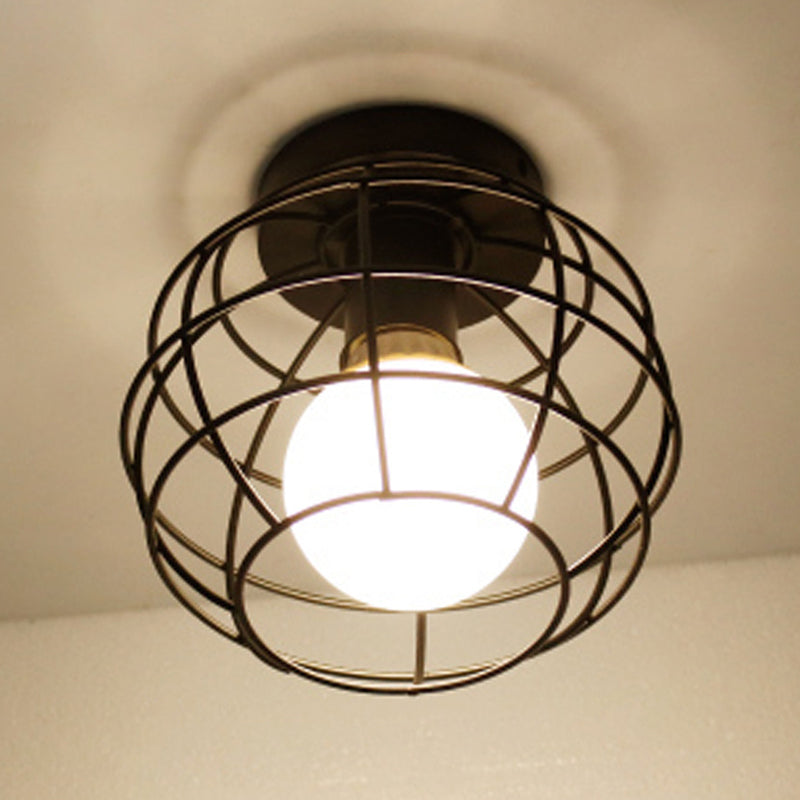 Lampada a monte semifulto diamante industriale a soffitto metallico per la camera da letto