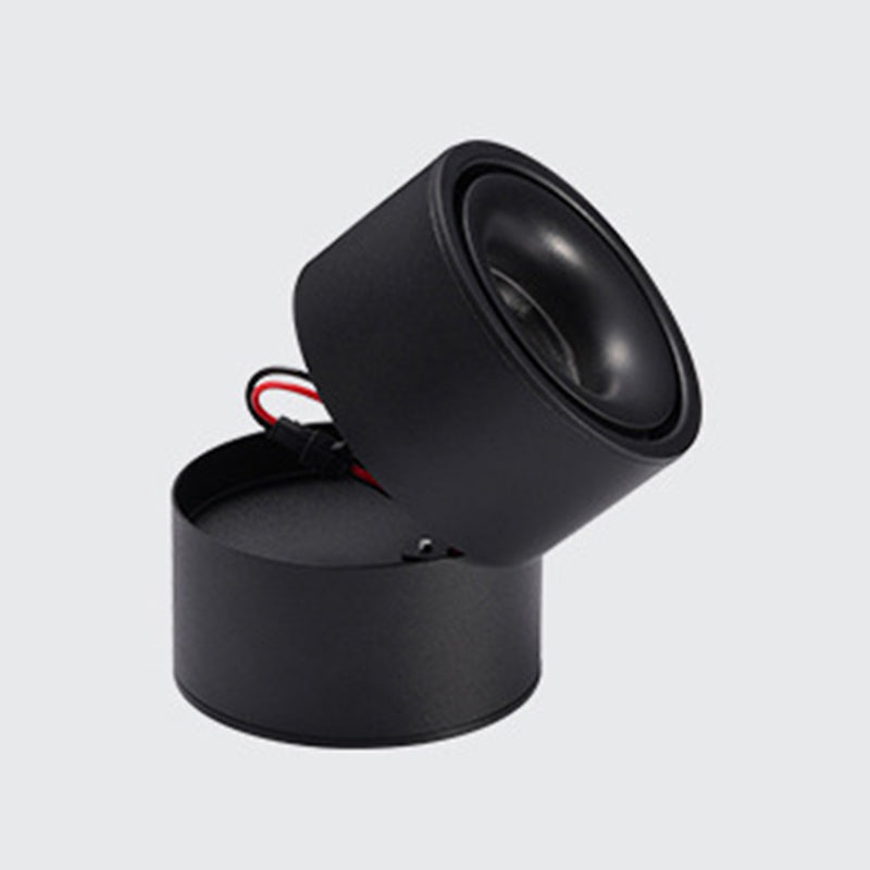 Minimalisme 1-Light LED Flush Plafondlamp Metalen Cilinder Plafondlamp Fixture