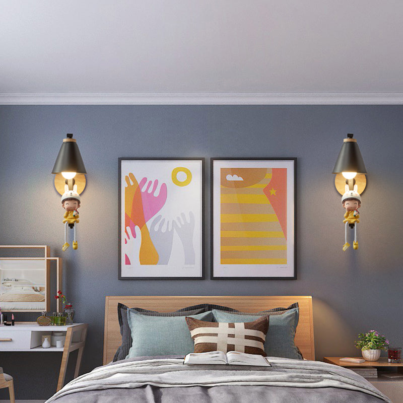 Conical Kids Slaapkamer Wand SCONCE LICHTING METAL NORDISCHE STYL SCONCE LICTE FICUTUUR