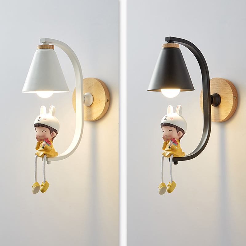 Conical Kids Slaapkamer Wand SCONCE LICHTING METAL NORDISCHE STYL SCONCE LICTE FICUTUUR