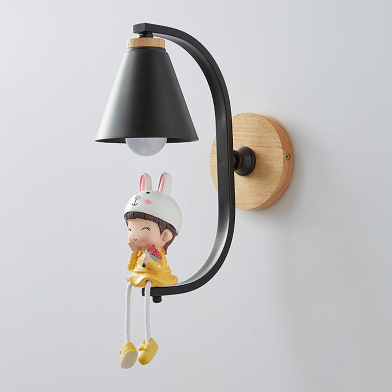 Conical Kids Slaapkamer Wand SCONCE LICHTING METAL NORDISCHE STYL SCONCE LICTE FICUTUUR