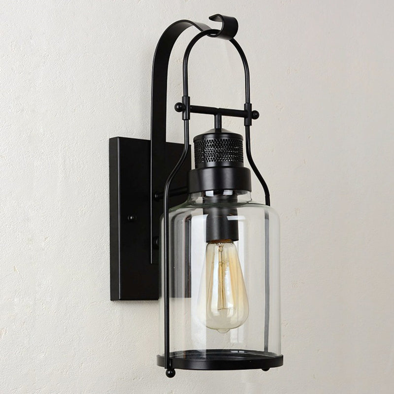 Industrielle Vintage Ein Wandleuchte Schmiedeeisenwandlicht für Innenräume