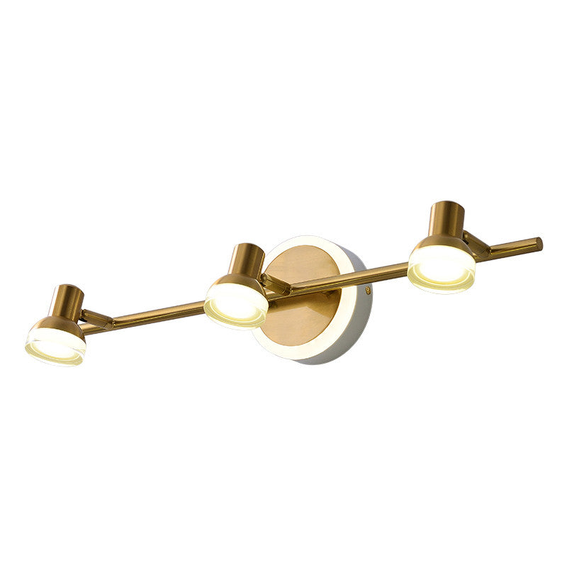 Traditional Simplicity Bell Vanity Sconce Lights Acrylic Wall Mount Light Fixture for Bathroom