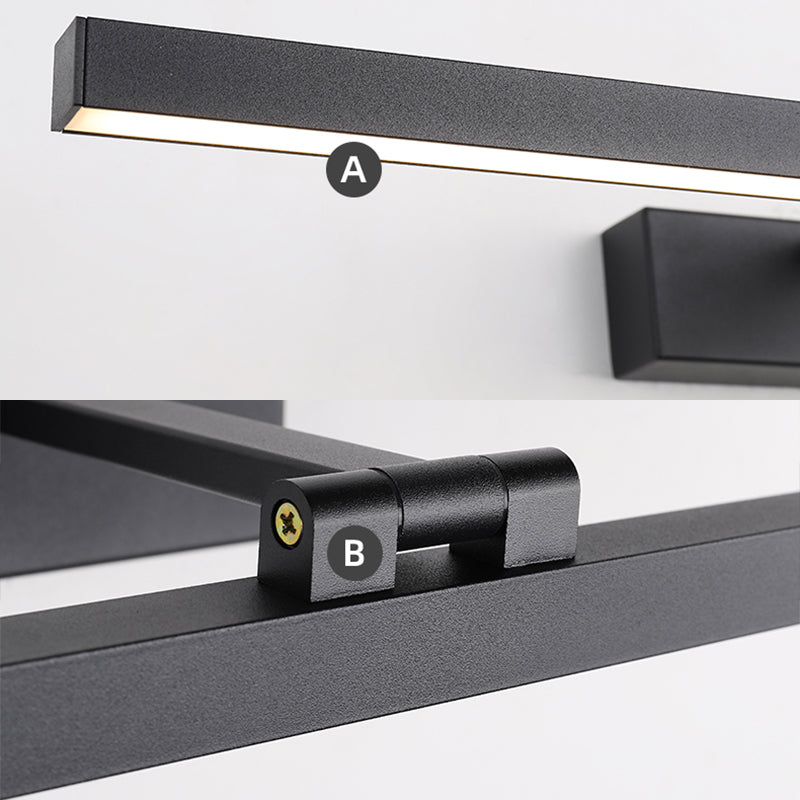 Vanité linéaire LUMILES MURS VINTAGE SIMPLICITÉ PLACE MUR acrylique pour salle de bain