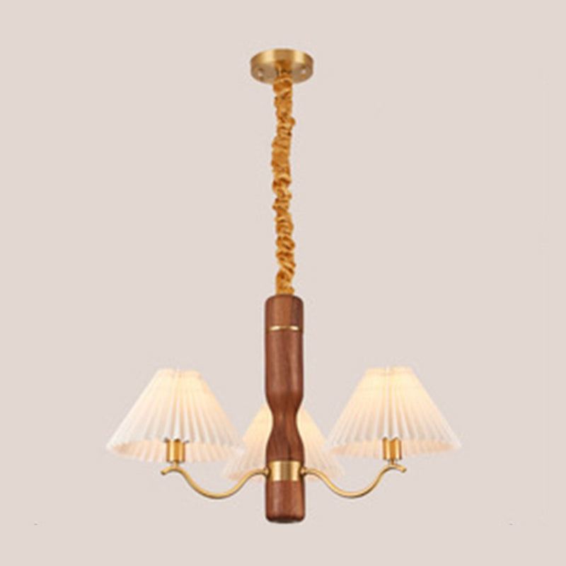 Luz de colgante de cobre de tela Sputnik Luz de techo contemporánea para estancia en el hogar