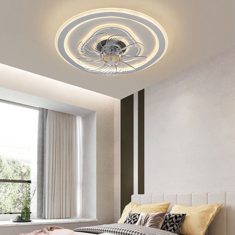 Weißer runde LED -LED -Leuchten nordische Acryl -Halbblöcke Deckenlampe für Esszimmer