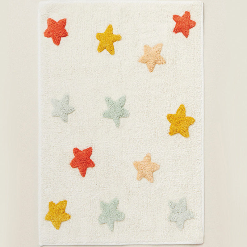 Soft Animals Area Rug Khaki Kids Indoor Rug Polyester Non-Split Backing Carpet for Bedroom