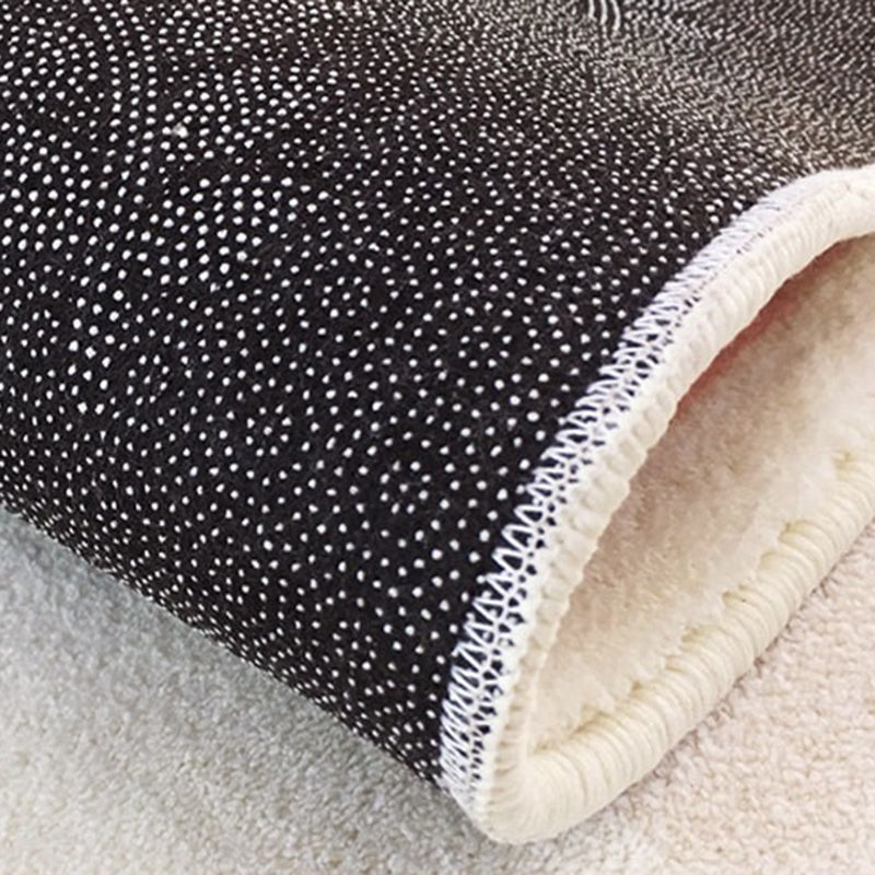 Soft Animals Area Rug Khaki Kids Indoor Rug Polyester Non-Split Backing Carpet for Bedroom