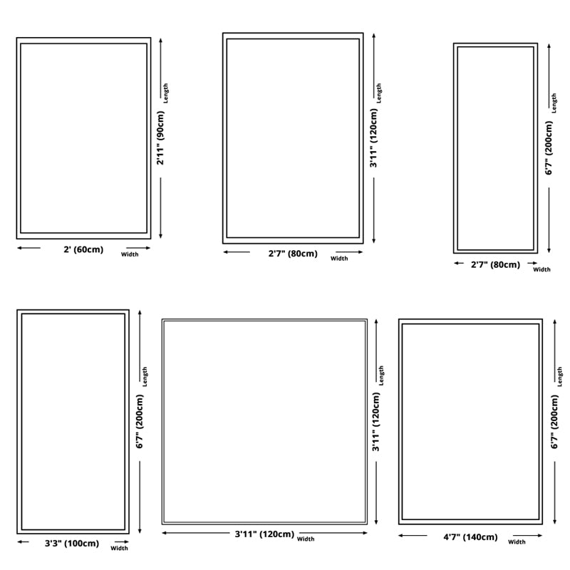 Blue Contemporary Area Rug Polyester Abstract Carpet Non-Split Backing Rug for Home Decor