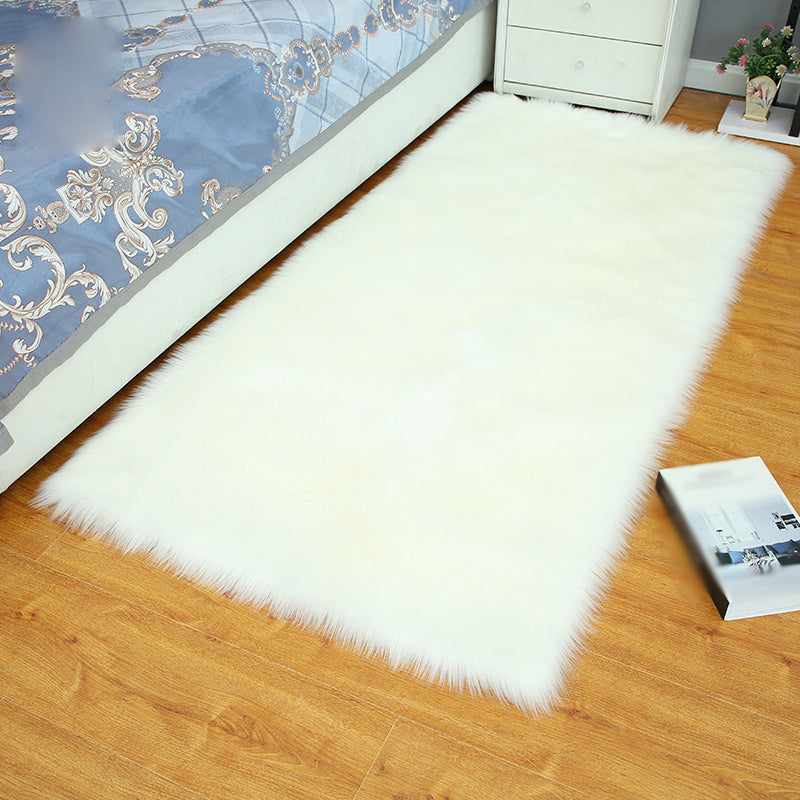 Runner Plain Shag alfombra casual alfombra de área de poliéster de poliéster lavable para dormitorio