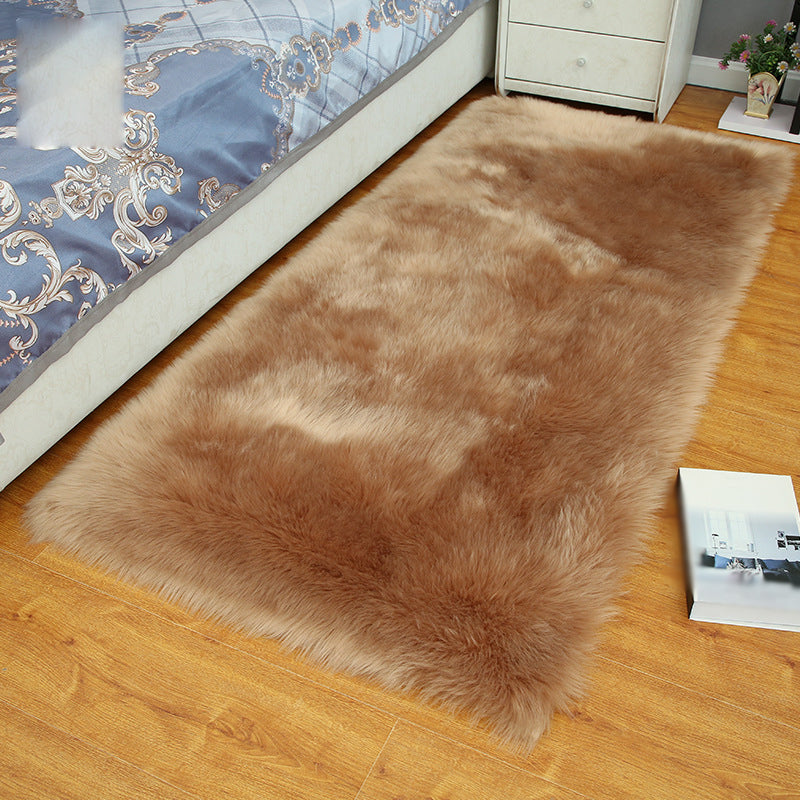 Runner Plain Shag alfombra casual alfombra de área de poliéster de poliéster lavable para dormitorio