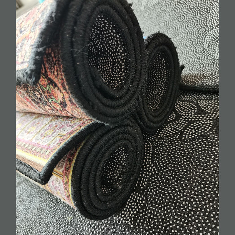 Bohemian Living Room tapis médaillon vert Polyester Polyester Anti-Split Intérieur tapis