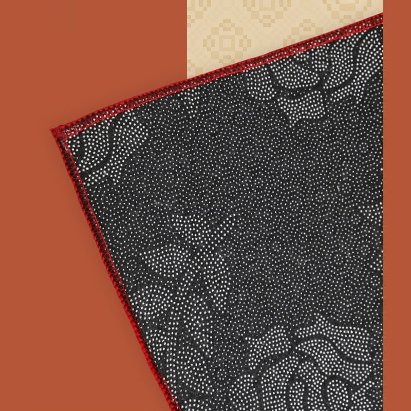 Grijs medaillon RUG POLYESTER Vintage binnen tapijt wasbaar tapijt voor binnenruimte