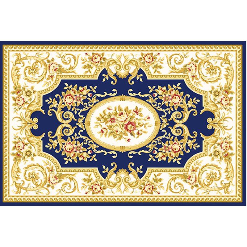 Antiek medaillon print Truug Polyester binnen tapijt tapijt Non-slip ruggebied Tapijt voor woonkamer