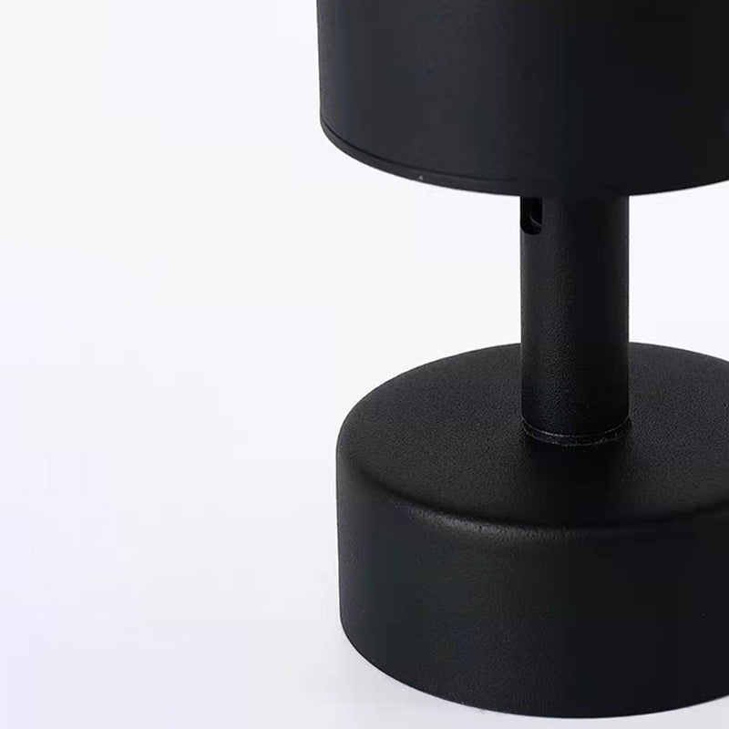 Lámpara de techo cilíndrica semiempotrada Luz de montaje en techo semiempotrada de metal LED simple