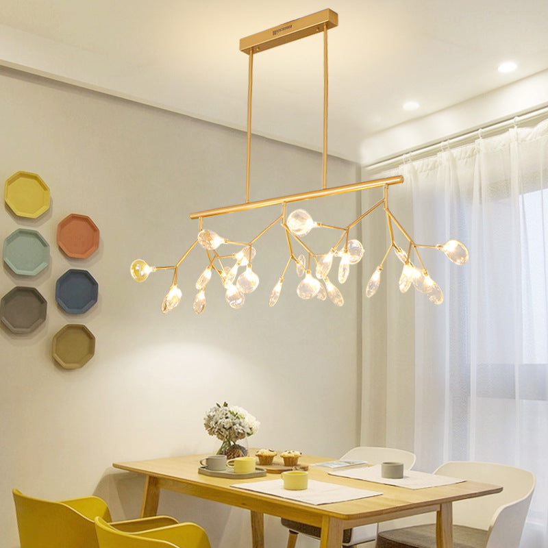 Modern Fireflies Island Lighting Fixture Metal Dinning Room Island Pendant Light