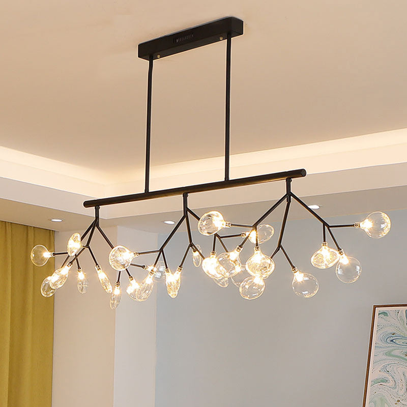 Modern Fireflies Island Lighting Fixture Metal Dinning Room Island Pendant Light