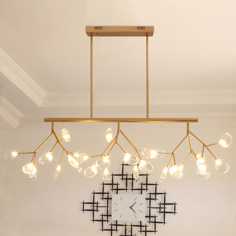 Modern Fireflies Island Lighting Fixture Metal Dinning Room Island Pendant Light