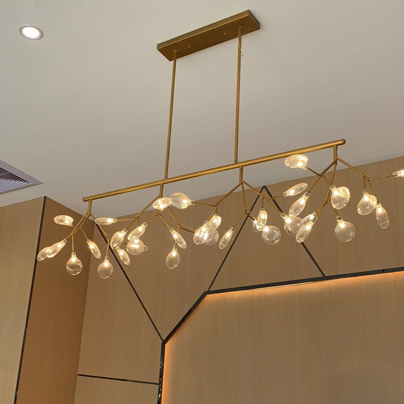 Modern Fireflies Island Lighting Fixture Metal Dinning Room Island Pendant Light