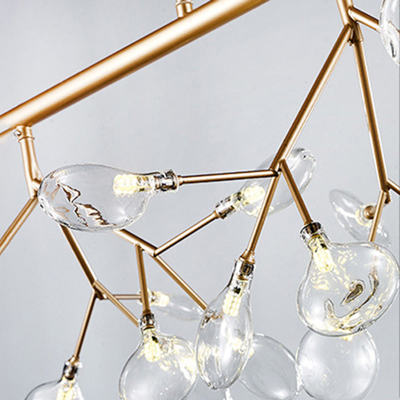 Modern Fireflies Island Lighting Fixture Metal Dinning Room Island Pendant Light