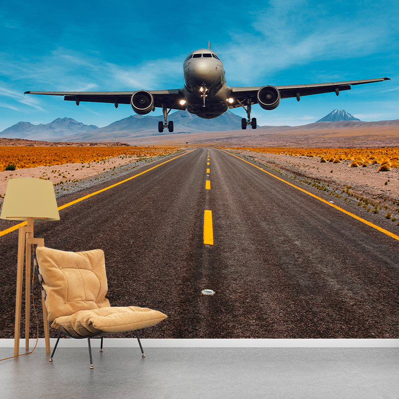 Photography Modern Murals Airplane Pattern Environment Friendly Decorative for Bedroom