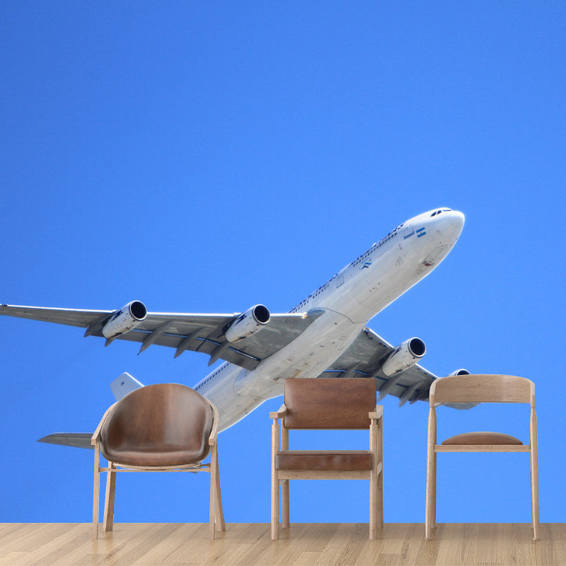 Photography Modern Murals Airplane Pattern Environment Friendly Decorative for Bedroom