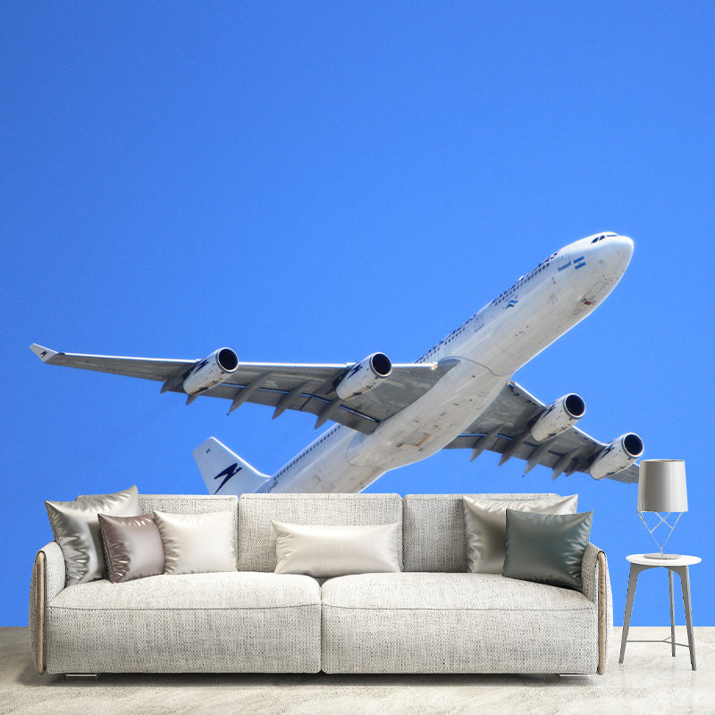 Photography Modern Murals Airplane Pattern Environment Friendly Decorative for Bedroom