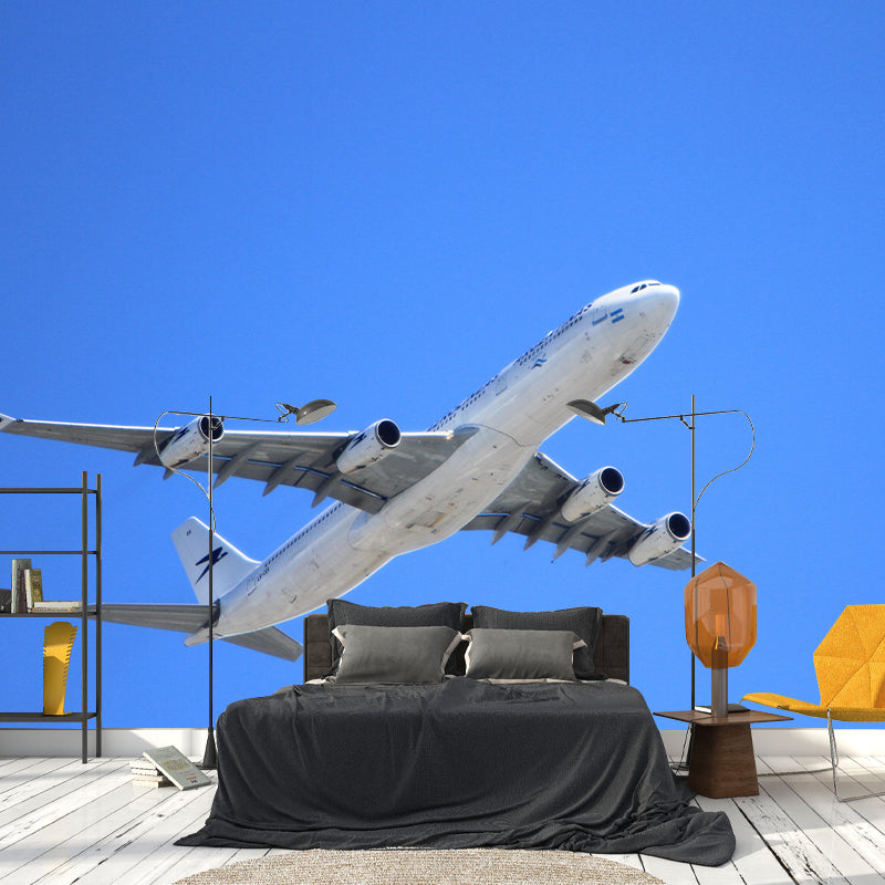 Photography Modern Murals Airplane Pattern Environment Friendly Decorative for Bedroom