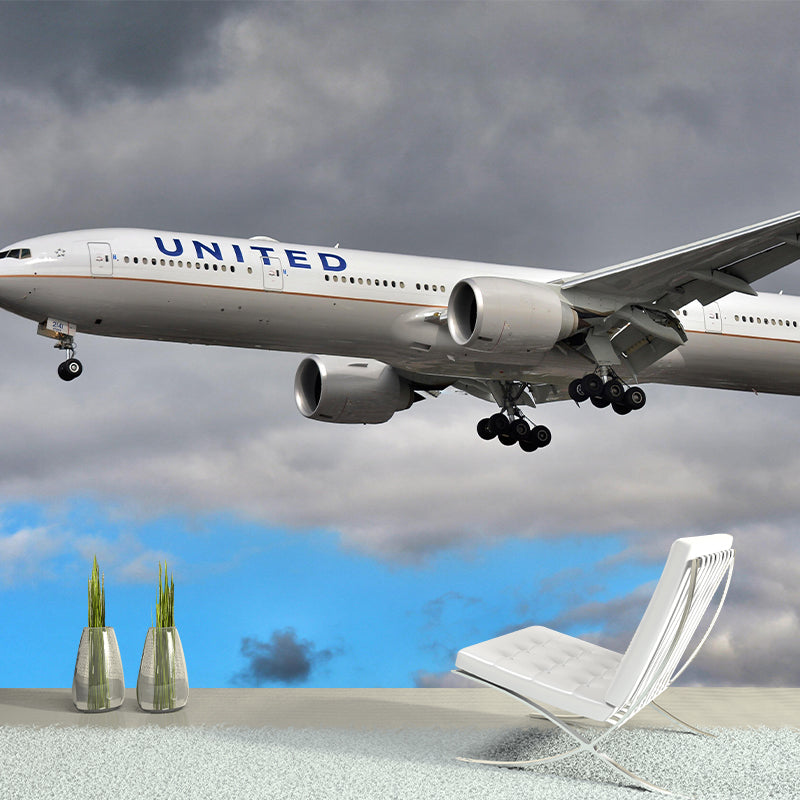 Photography Modern Murals Airplane Pattern Environment Friendly Decorative for Bedroom