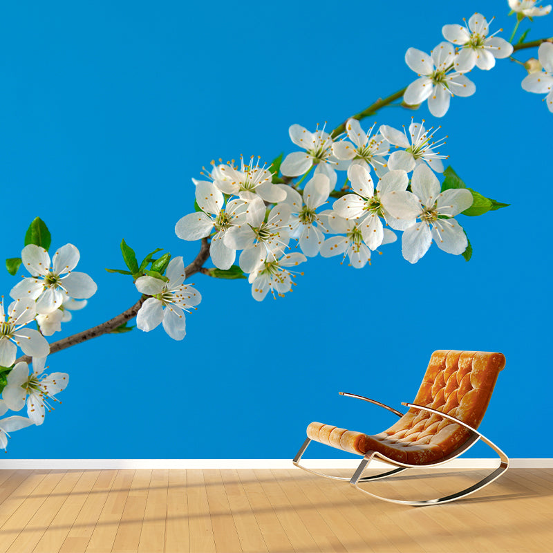 Home Decor Blossoming Flower Mural Wallpaper Customized Modern Wall Covering for Girls Room